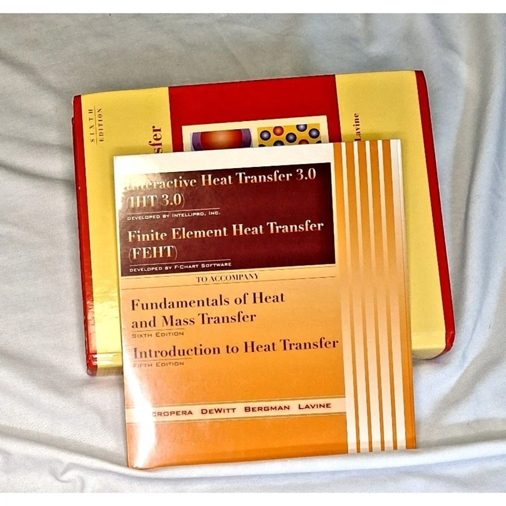 Fundamentals of Heat & Mass Transfer PLUS Free sealed IHT 3.0 & FEHT HC Text 6th